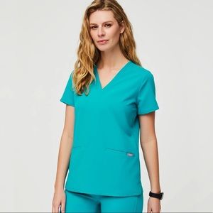 Figs Limited Edition Teal Casma Scrub Top